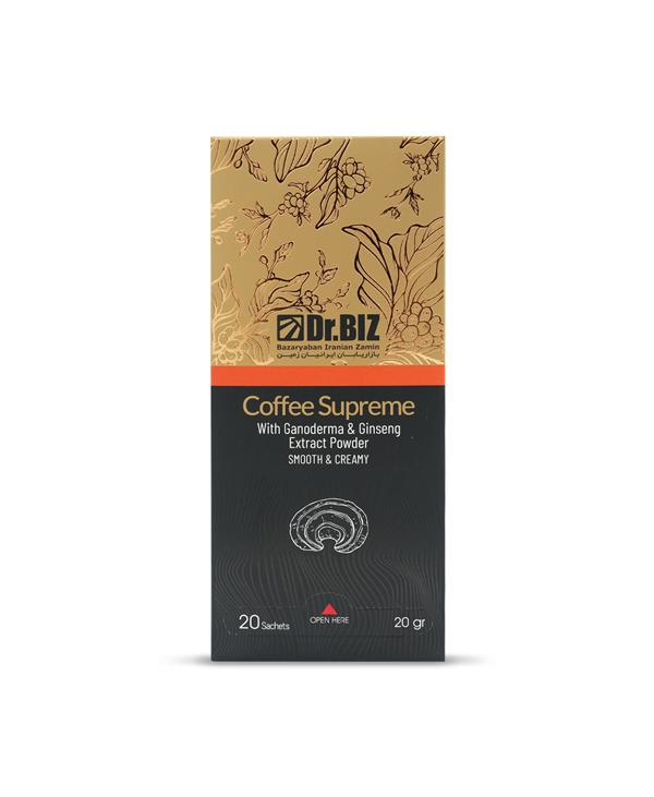 کافه سوپریم با قارچ گانودرما ۲۰ عددی